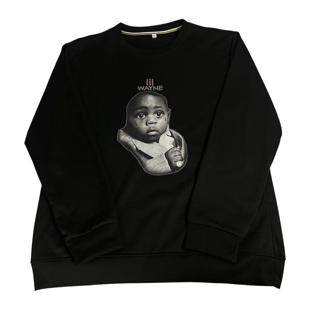 Lil Wayne Tha Carter III Longsleeve Sz 2XL Black | Custom Hip Hop T-shirt